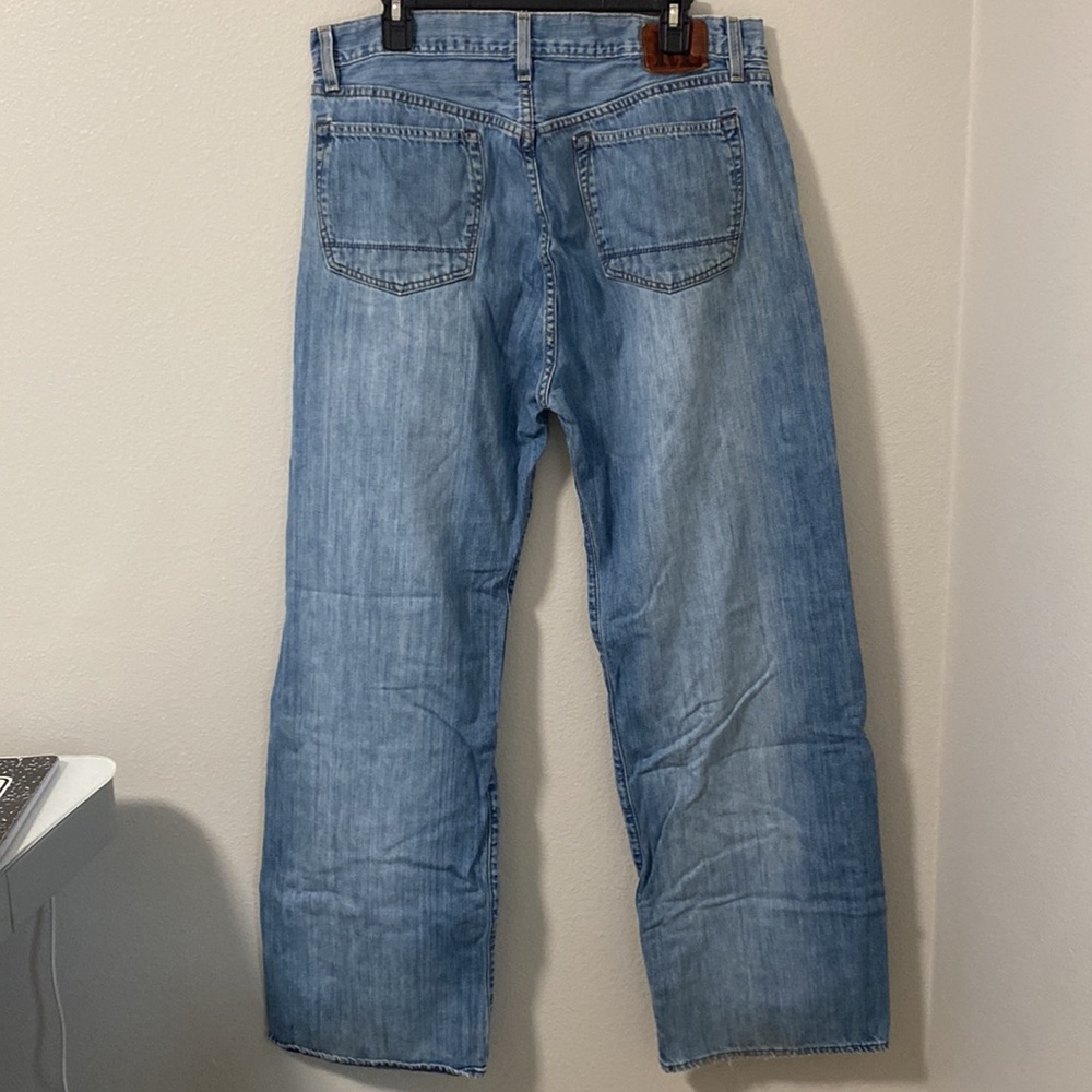 Men’s Ripped Blue Jeans by RL - Picture 2 of 4